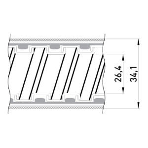 Металорукав e.met.sleeve.stand.proof.braid.25 ізольований, в металевій оплітці (50м)