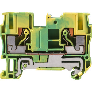 Набірна клемна колодка заземлення на DIN-рейку e.tc.z.din.spring.6