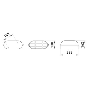 Світильник e.light.1403.1.100.27.white 100W