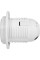 Патрон пластиковий e.lamp socket with nut.E27.pl.white, Е27 з гайкою, білий