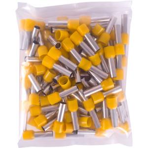 Ізольований наконечник втулковий e.terminal.stand.e16-18.yellow 16,0 кв.мм, жовтий, 100шт
