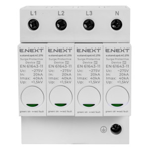 Пристрій для захисту від імпульсних перенапруг e.stand.spd.4С.275, клас С