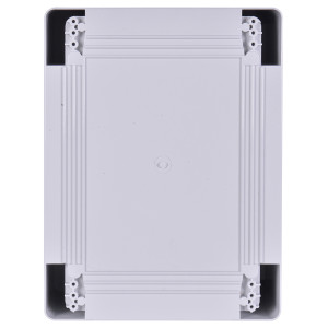 Корпус удароміцний з АБС-пластика e.plbox.210.280.130.tr, 210х280х130мм, IP65 з прозорими дверцятами