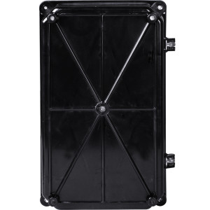 Корпус пластиковий e.mbox.stand.plastic.n.f3.прозорий, під трифазний лічильник, навісний, з комплектом метизів