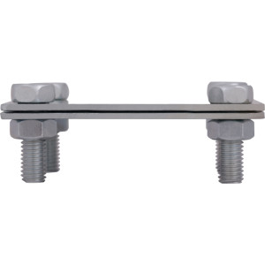 Затискач хрестовий з 4 отворами, полоса В40-50 - полоса В40-50