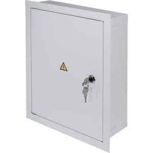 Корпус e.mbox.stand.w.24.z металевий, під 24 мод., що вбудовується, з замком
