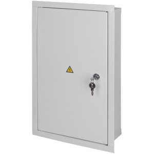 Корпус e.mbox.stand.w.36.z металевий, під 36 мод., що вбудовується, з замком