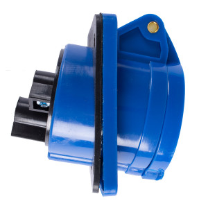 Силова розетка, що вбудовується e.socket.pro.3.16.wall, 3п., 230В, 16А (413)