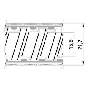 Металорукав e.met.sleeve.stand.proof.braid.15 ізольований, в металевій оплітці (50м)