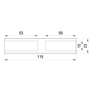 Гільза алюмінієва кабельна з'єднувальна e.tube.stand.gl.120