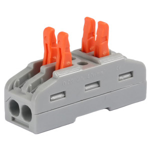 Клемна колодка з'єднувальна e.lc.pro.aw.uni.pl.2 з натискним важелем універсальна