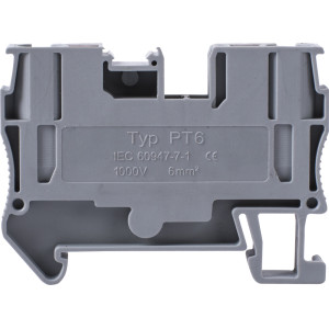 Клемна колодка набірна на DIN-рейку e.tc.din.spring.6