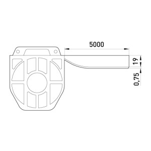 Сталева бандажна стрічка e.steel.band.pro.19.75.50, 19х0,75мм, 50м