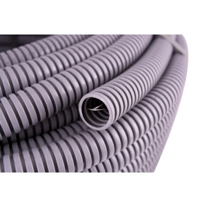 Труба гофрована ПВХ з протяжкою e.g.tube.stand.25.32.p 25/32 (25м)