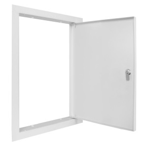 Дверцята металеві ревізійні e.mdoor.stand.200.400.z 200х400м з замком