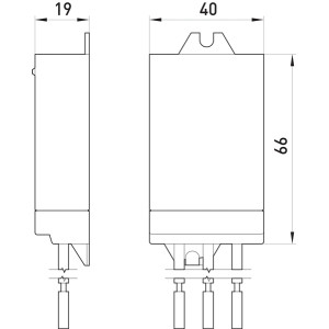 ПЗІП PO LED-K/zS клас II+III, 1 полюс + N-PE, для LED освітлення