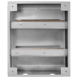 Корпус e.mbox.stand.n.24.z металевий, під 24 мод., навісний, з замком