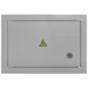 Корпус e.mbox.stand.w.12.z металевий, під 12 мод., що вбудовується, з замком