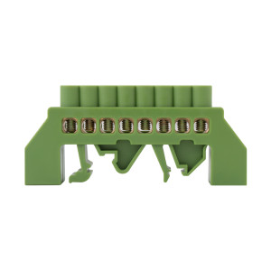 Шина нульова e.bsi.pro.2.8 в ізольованому корпусі універсальна зелена