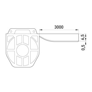 Сталева бандажна стрічка e.steel.band.pro.6,5.50.30, 6,5х0,50мм, 30м
