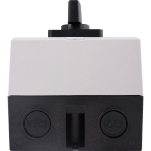 Пакетний перемикач в корпусі e.industrial.sb.0-1-2.3.20, 3р, 20А (0-1-2)