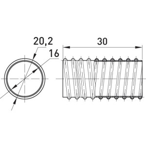 Труба гнучка армована e.g.tube.pro.16 (30м)