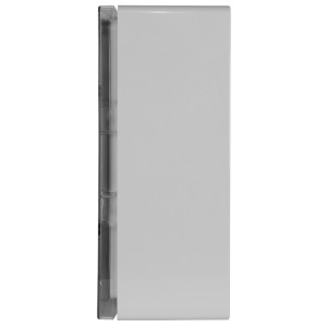 Корпус удароміцний з АБС-пластика e.plbox.300.400.165.24m.tr, 300х400х165мм, IP65 з прозорими дверцятами та панеллю під 24 модулі