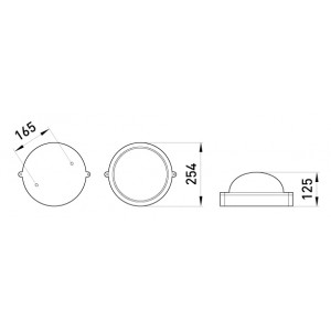 Світильник e.light.1301.1.100.27.black 100W