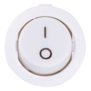 Перемикач клавішний e.switch.key.06, 2 pin, білий