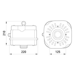Корпус світильника підвісного e.save.E27.high.light.2212.400 під енергозберігаючу лампу E27 до 400 Вт