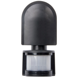 Датчик руху інфрачервоний e.sensor.pir.10F.black(чорний), 180°, IP44