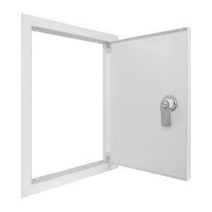 Дверцята металеві ревізійні e.mdoor.stand.200.300.z 200х300м з замком