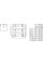 Пакетний перемикач LK16/3.323-ZК/45 щитовий, з передньою панеллю (під пломбування), 3p, 1-0-2, 16А