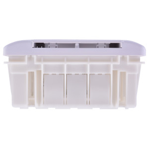 Корпус пластиковий, що вбудовується (PT) 5-модульний, однорядний., IP40, з непрозорими дверцятами