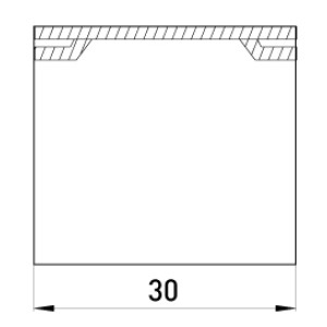 З'єднувач e.trunking.channel.stand.16.16 для короба 16х16мм