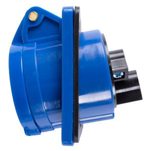 Силова розетка, що вбудовується e.socket.pro.3.16.wall, 3п., 230В, 16А (413)