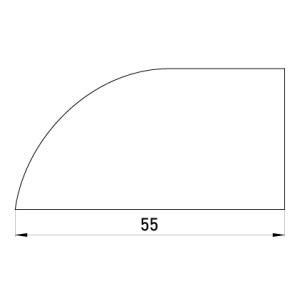 Заглушка e.trunking.terminal.stand.40.40 для короба 40х40мм