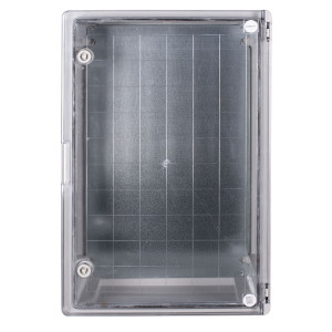 Корпус з ABS-пластику e.plbox.pro.p.60.40.20.tr з прозорими дверцятами 600x400x200мм ІР65