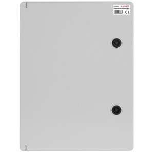 Корпус удароміцний з АБС-пластика e.plbox.300.400.165.24m.blank, 300х400х165мм, IP65 з панеллю під 24 модулі