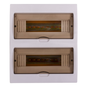 Корпус пластиковий 24-модульний e.plbox.stand.w.24k, вбудований