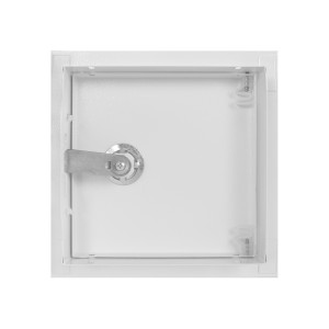 Дверцята металеві ревізійні e.mdoor.stand.150.150.z 150х150мм з замком