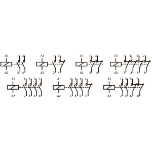 Модульний контактор e.mc.220.4.100.4NO, 4р, 100А, 4NO, 220В