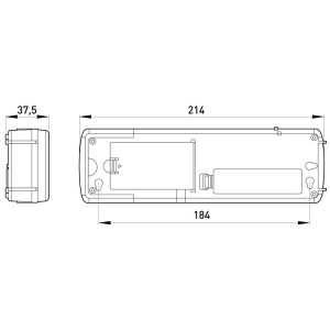 Світильник аварійний e.emerg.2128.led.3/6h.IP20, 3/6 годин