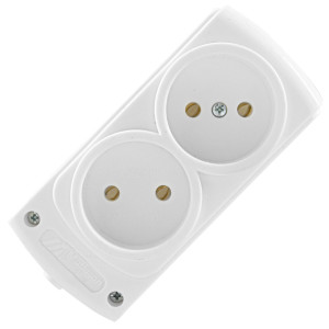 Колодка e.t.es.2 2 гнізда, без з/к