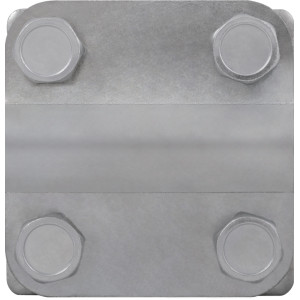 Затискач хрестовий з 4 отворами, прут DR16 - полоса В30