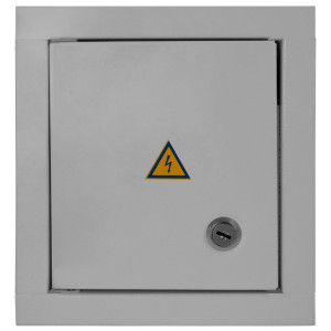 Корпус e.mbox.stand.w.06.z металевий, під 6 мод., що вбудовується, з замком