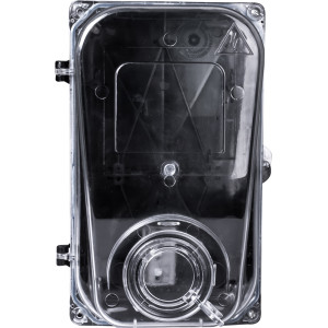 Корпус пластиковий e.mbox.stand.plastic.n.f1.pe прозорий, під однофазний лічильник, навісний