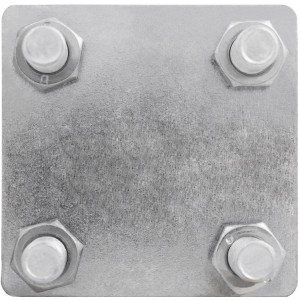 Затискач хрестовий з 4 отворами, прут DR16 - полоса В30