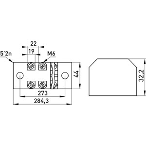 Клемна колодка захищена e.tc.protect.100.12, 100А, 12 полюсів