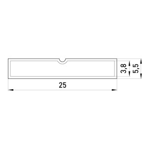 Гільза мідна луджена кабельна з'єднувальна e.tube.stand.gty.6